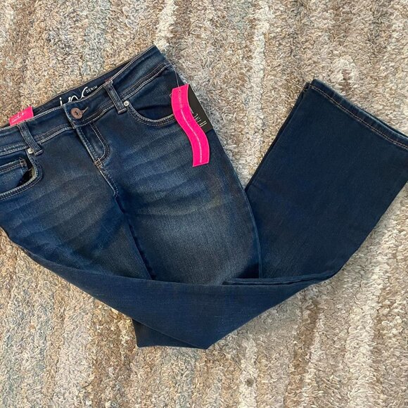 New INC Boot Leg Curvy Fit Stretchy Denim Jeans Y2K Sz 2 Women's - Picture 1 of 4